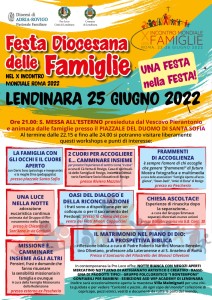 Locandina Festa Famiglie Diocesana